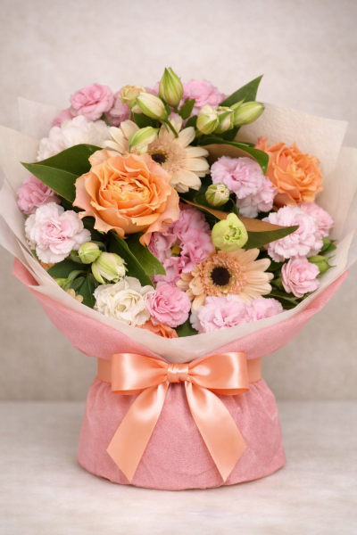 McCrea medley - A lasting display of seasonal pink blooms. This bouquet is perfect for conveying emotions.